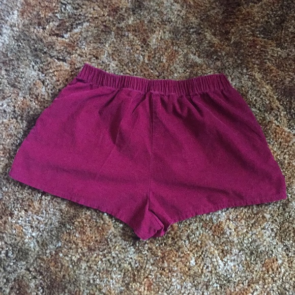 High Waisted Corduroy Shorts - Picture 3 of 3